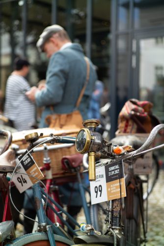 Die ganz alten Fahrräder hatten noch Öllampen